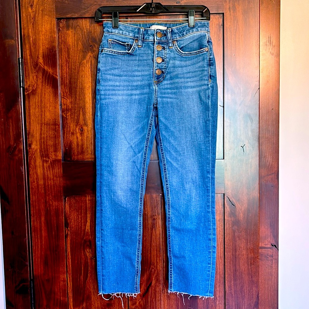 Lauren Conrad Button Down Jeans